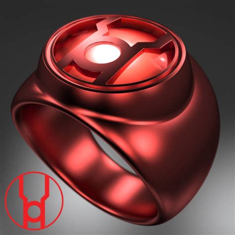 red lantern ring dc.